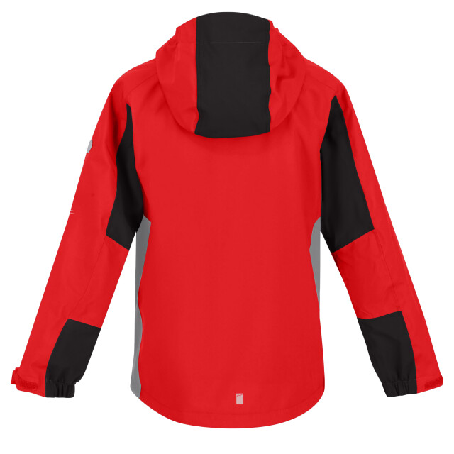 Regatta Kinder/kids highton iii waterdichte jas UTRG7540_chineseredash large
