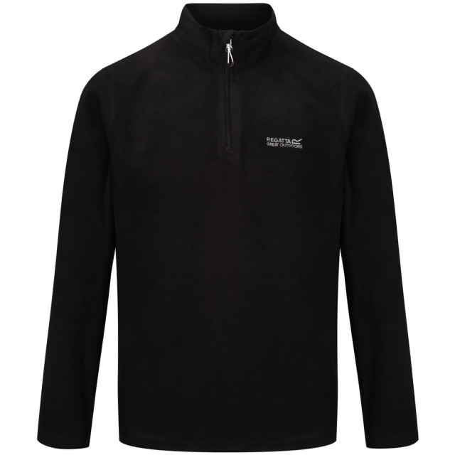 Regatta Geweldig voor buiten heren thompson half zip fleece sweater UTRG1390_black large