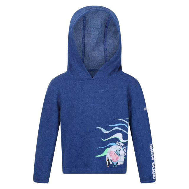 Regatta Kinder/kinderen peppa pig bedrukte hoodie UTRG7892_spaceblue large