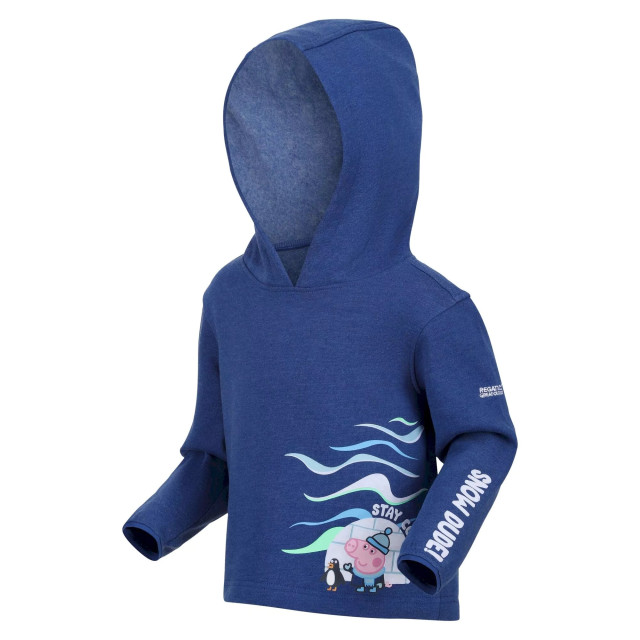 Regatta Kinder/kinderen peppa pig bedrukte hoodie UTRG7892_spaceblue large