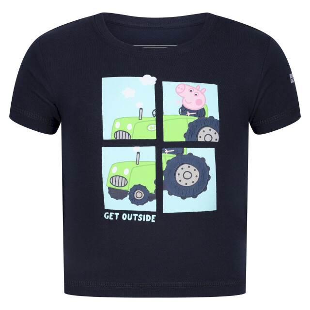 Regatta Kinder/kinder peppa pig trekker t-shirt met korte mouwen UTRG7665_navy large