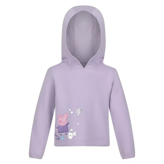 Peppa Pig Regatta childrens/kids graphic print hoodie UTRG7868_pastellilac large