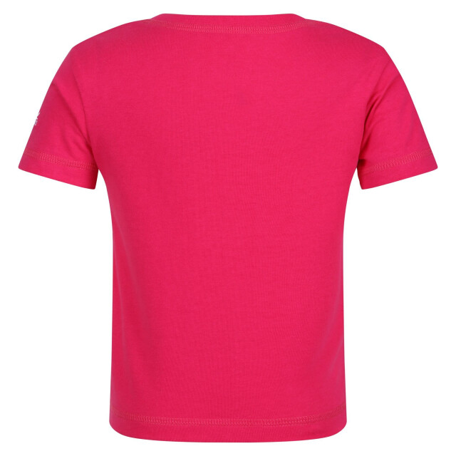 Regatta Childrens/kids peppa pig bloem t-shirt met korte mouwen UTRG7722_pinkfusion large