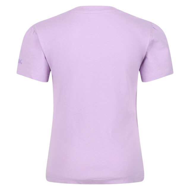 Regatta Kinderen/kinderen bosley v grafisch print t-shirt UTRG7336_pastellilac large