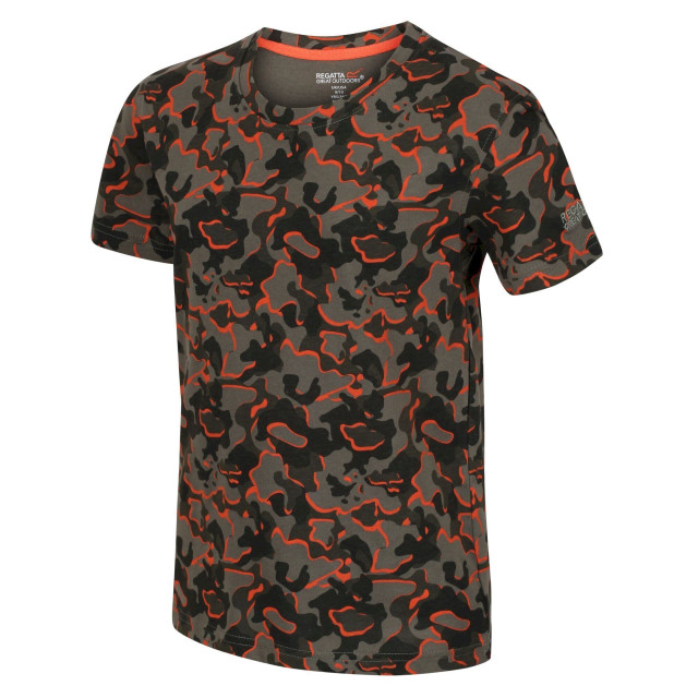 Regatta Kinderen/kinderen bosley v camo t-shirt UTRG7367_grapeleaf large