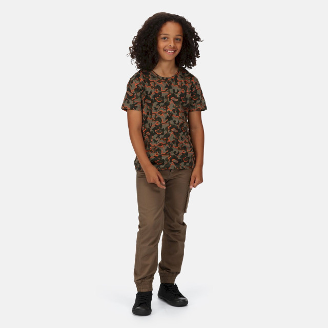 Regatta Kinderen/kinderen bosley v camo t-shirt UTRG7367_grapeleaf large