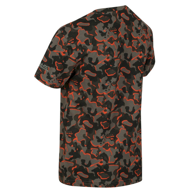 Regatta Kinderen/kinderen bosley v camo t-shirt UTRG7367_grapeleaf large