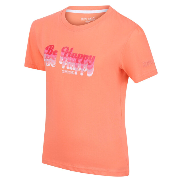 Regatta Kinderen/kinderen bosley v 3d t-shirt UTRG7358_fusioncoral large