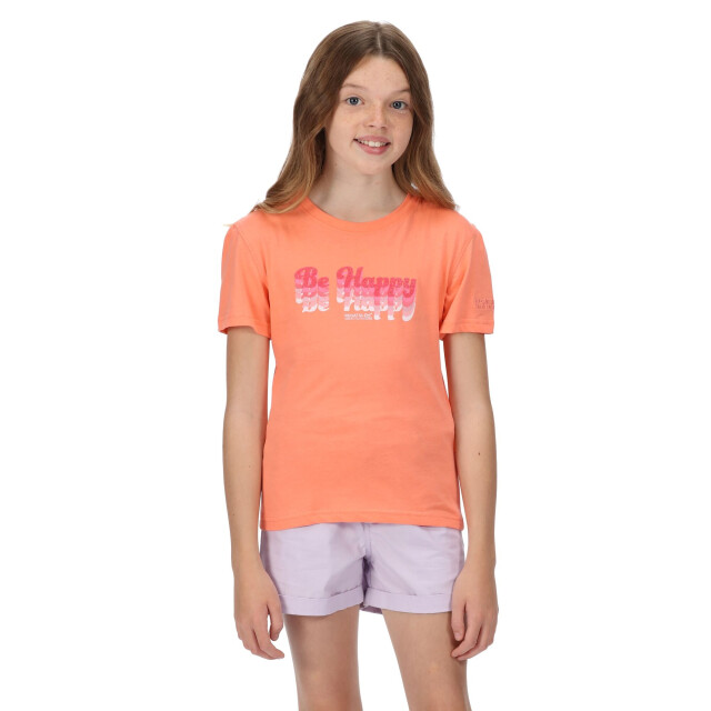 Regatta Kinderen/kinderen bosley v 3d t-shirt UTRG7358_fusioncoral large