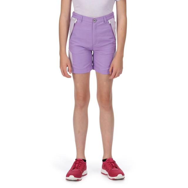 Regatta Sorcer ii bergshorts voor kinderen/kinderen UTRG7216_lightamethystpastellilac large