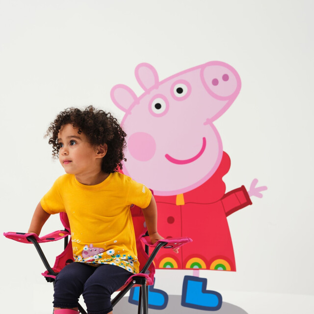 Regatta Kinder/kids peppa pig t-shirt met korte mouwen en opdruk UTRG5945_glowlightyellow large