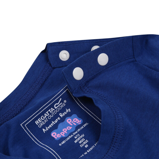 Regatta Kinder/kids peppa pig t-shirt met korte mouwen en opdruk UTRG5945_royalblue large
