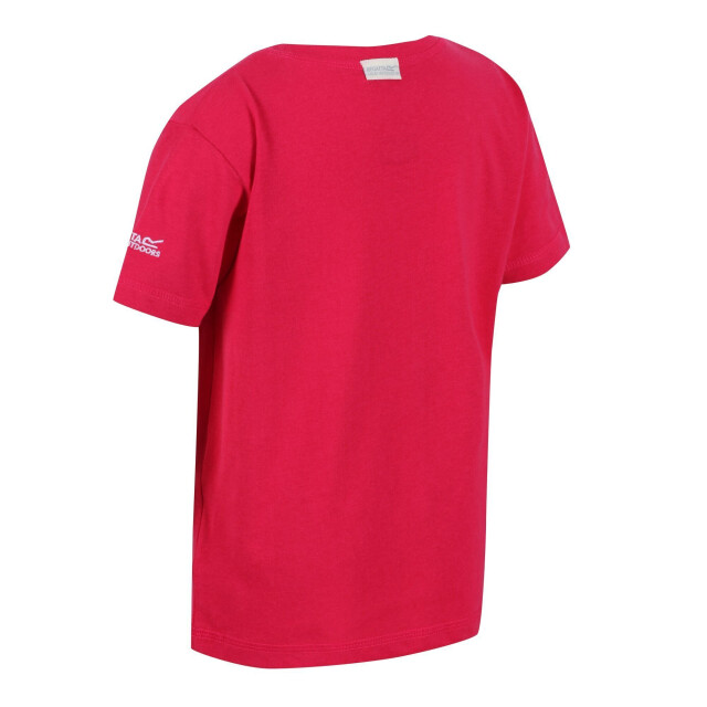 Regatta Kinder/kids peppa pig t-shirt met korte mouwen en opdruk UTRG5945_brightblush large