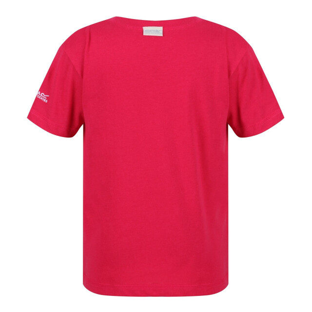 Regatta Kinder/kids peppa pig t-shirt met korte mouwen en opdruk UTRG5945_brightblush large