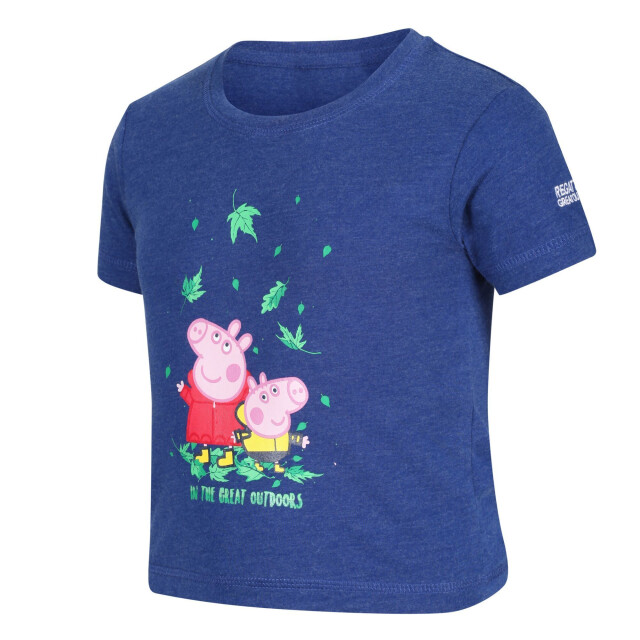 Regatta Kinder/kids peppa pig t-shirt met korte mouwen en opdruk UTRG5945_royalblue large