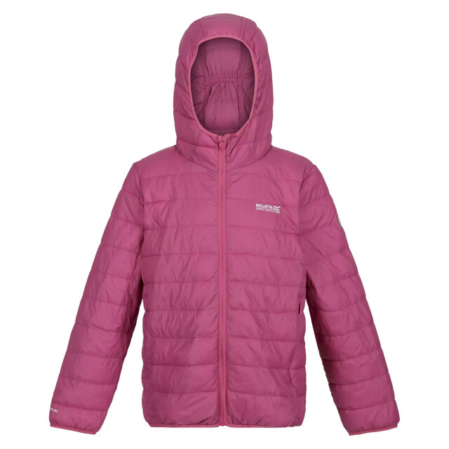 Regatta Childrens/kids hillpack hooded jacket UTRG8443_violet large