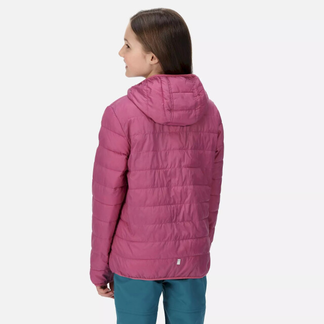 Regatta Childrens/kids hillpack hooded jacket UTRG8443_violet large