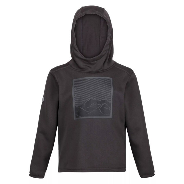 Regatta Kinder/kids highton berg extol stretch hoodie UTRG7989_darkgrey large