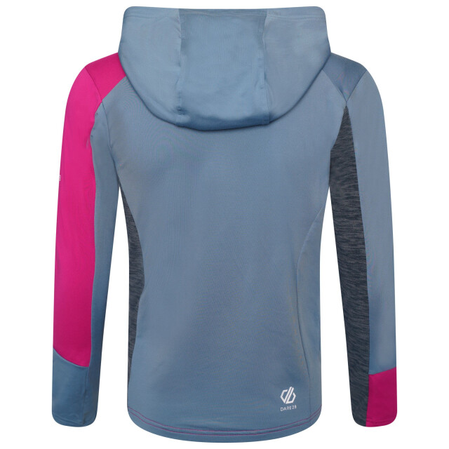 Dare2b Kinder/kids hero core stretch gerecycleerde hoodie UTRG7068_oriongreyfuchsia large