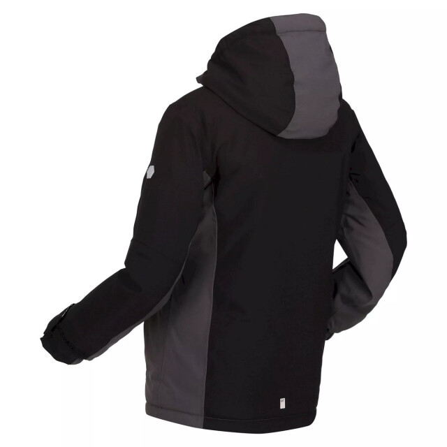 Regatta Kinder/kinder highton iii gewatteerde jas UTRG7982_blackdarkgrey large