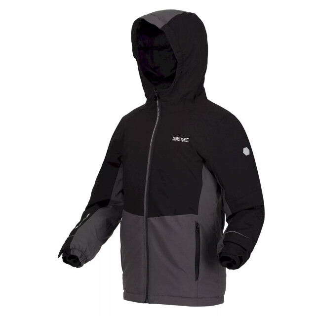 Regatta Kinder/kinder highton iii gewatteerde jas UTRG7982_blackdarkgrey large
