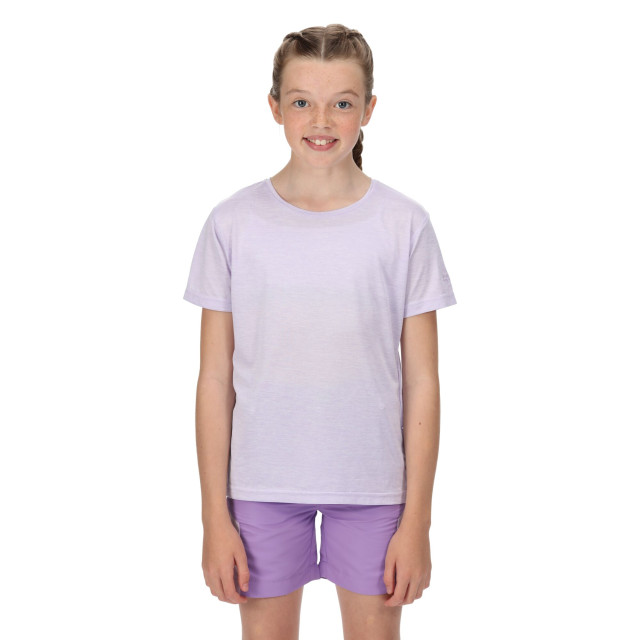 Regatta Kinderen/kinderen fingal t-shirt UTRG6579_pastellilac large