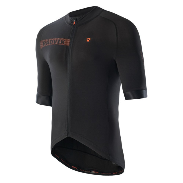 Radvik Heren bravo logo fietstrui UTIG977_blacktangerinetango large