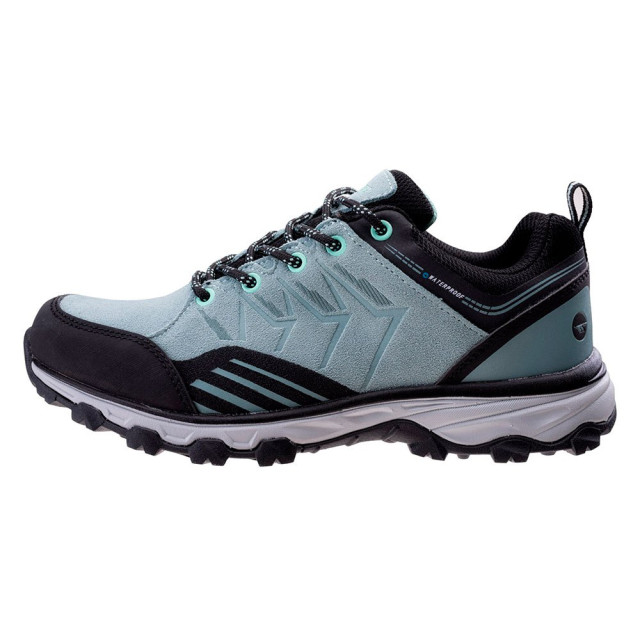 Hi-Tec Dames trapan suède waterdichte wandelschoenen UTIG950_greengreyblackmint large