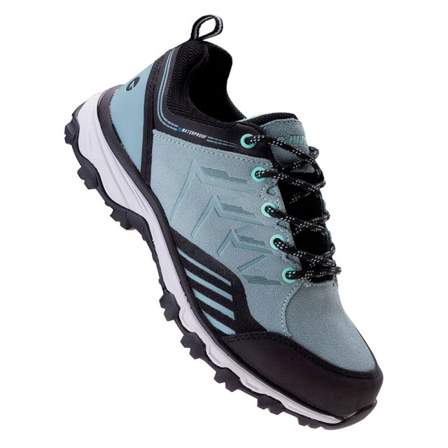 Hi-Tec Dames trapan suède waterdichte wandelschoenen UTIG950_greengreyblackmint large