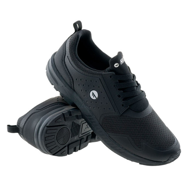 Hi-Tec Heren emmet logo trainers UTIG718_blacksilver large