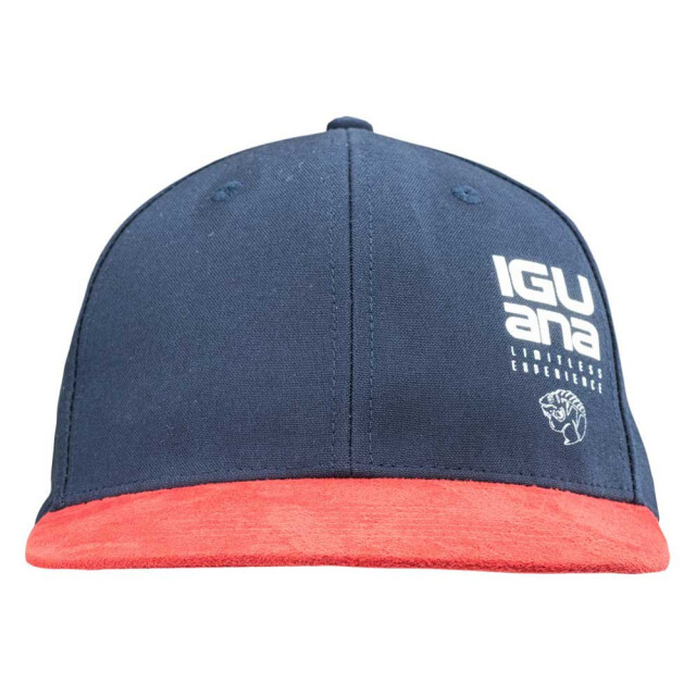Iguana Koya baseballpet voor volwassenen UTIG683_navyblazerauraorange large