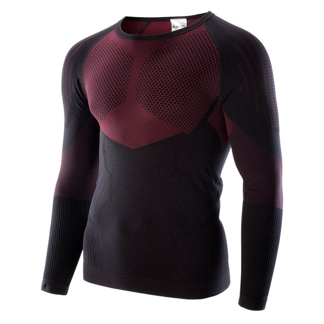 Hi-Tec Heren hino thermo top UTIG397_blackdarkred large