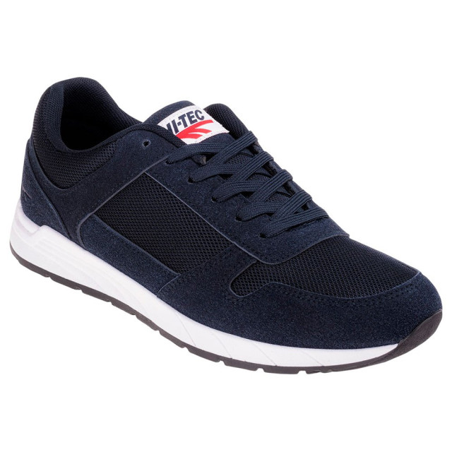 Hi-Tec Heren benari suède trainers UTIG660_navywhite large