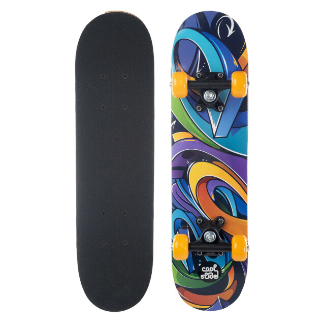 Coolslide Kinderen/kinderen dimsum graffiti skateboard UTIG667_blackmulticoloured large