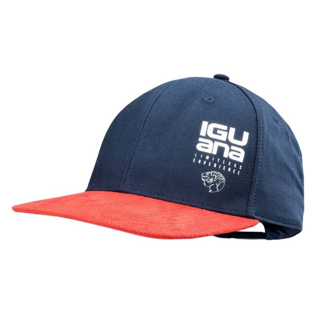 Iguana Koya baseballpet voor volwassenen UTIG683_navyblazerauraorange large