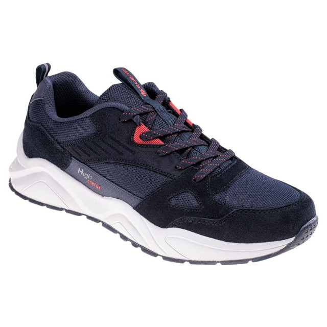 Iguana Heren onavy leren trainers UTIG595_navyred large