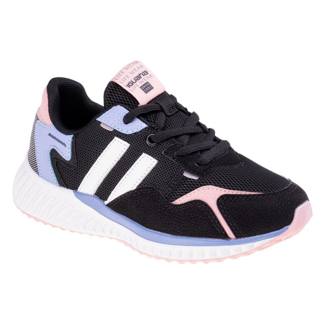 Iguana Kinderen/kinderen maldwin sportschoenen UTIG542_blacklavendersilverpink large