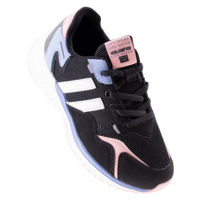 Iguana Kinderen/kinderen maldwin sportschoenen UTIG542_blacklavendersilverpink large