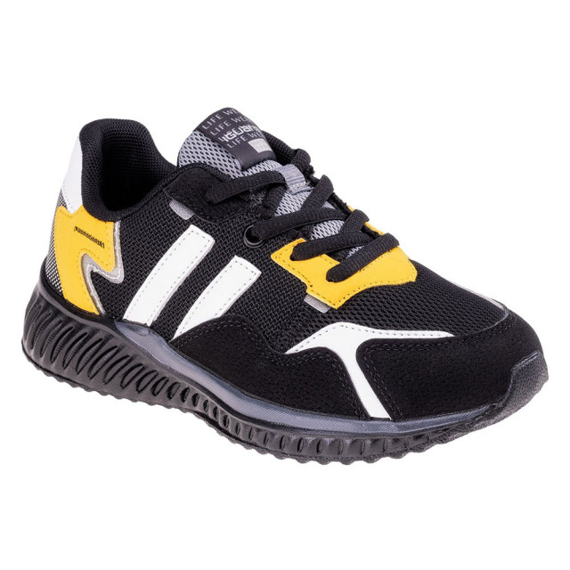 Iguana Kinderen/kinderen maldwin sportschoenen UTIG542_blackgreymustard large