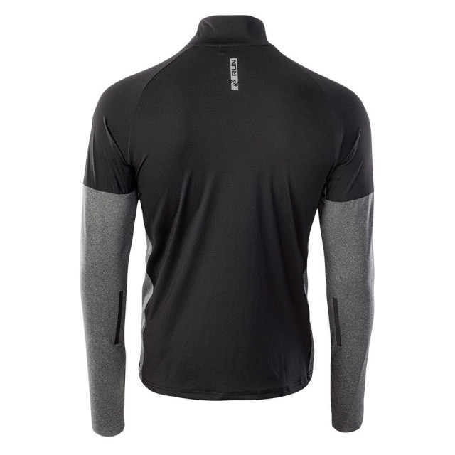 IQ Heren immo hardloop sweatshirt UTIG431_blackgreymelange large