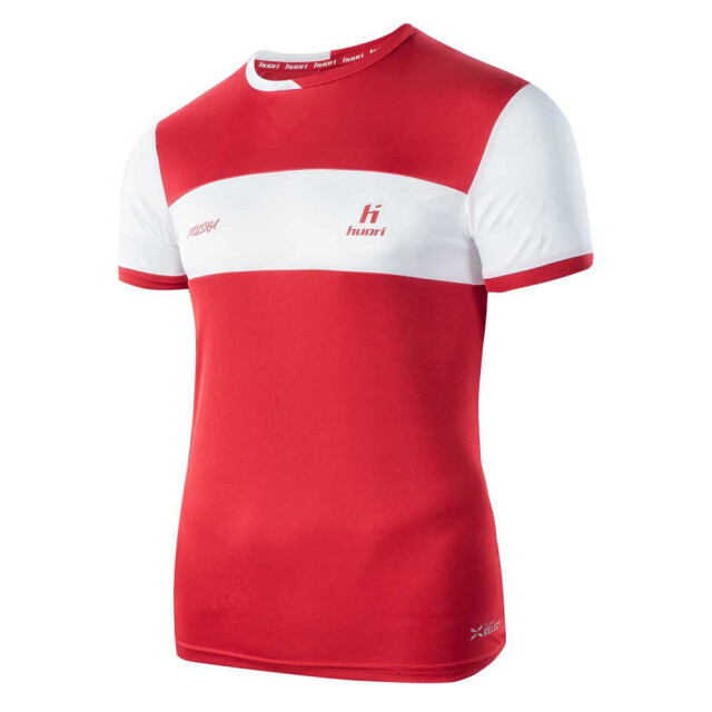 Huari Heren alumini polen t-shirt UTIG255_racingredbrightwhite large