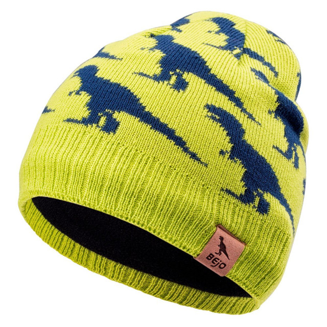 Bejo Josh dinosaurus muts voor jongens UTIG2423_limegreen large