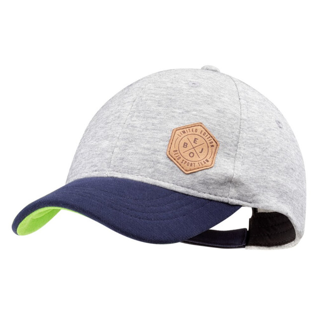 Bejo Jongens jaxin patch cap UTIG2445_greymelangeestateblue large