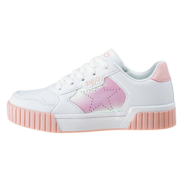 Bejo Meisjes bates trainers UTIG2280_whitepinkyellow large