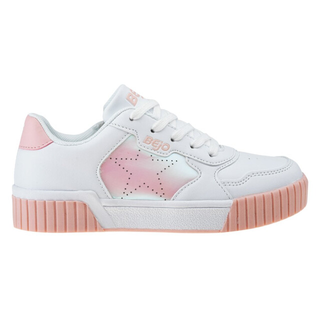 Bejo Meisjes bates trainers UTIG2280_whitepinkyellow large