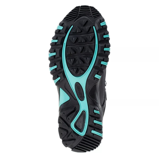 Hi-Tec Dames hapiter waterdichte mid cut wandelschoenen UTIG2248_blackturquoise large