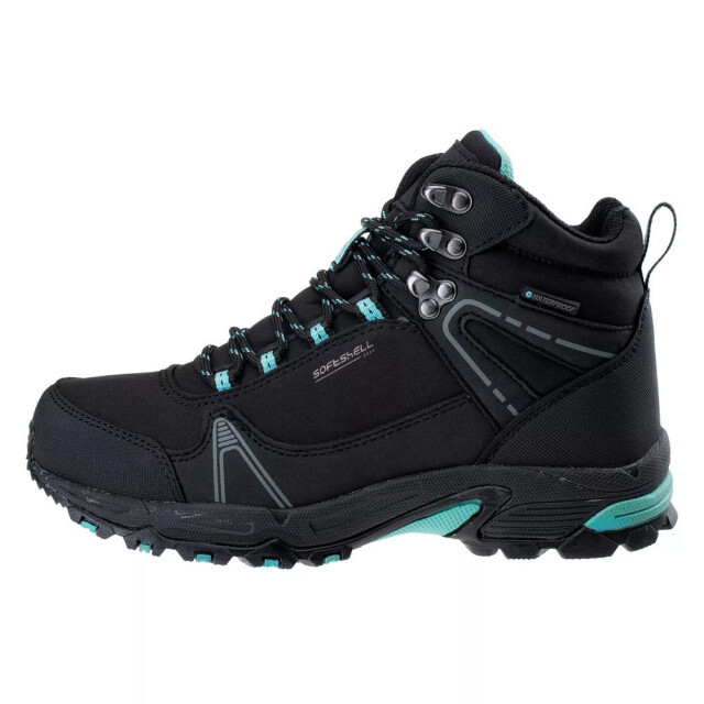 Hi-Tec Dames hapiter waterdichte mid cut wandelschoenen UTIG2248_blackturquoise large