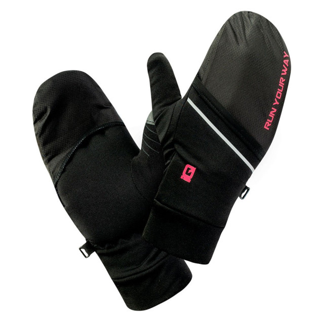 IQ Dames nusa logo handschoenen UTIG2142_blackparadisepink large