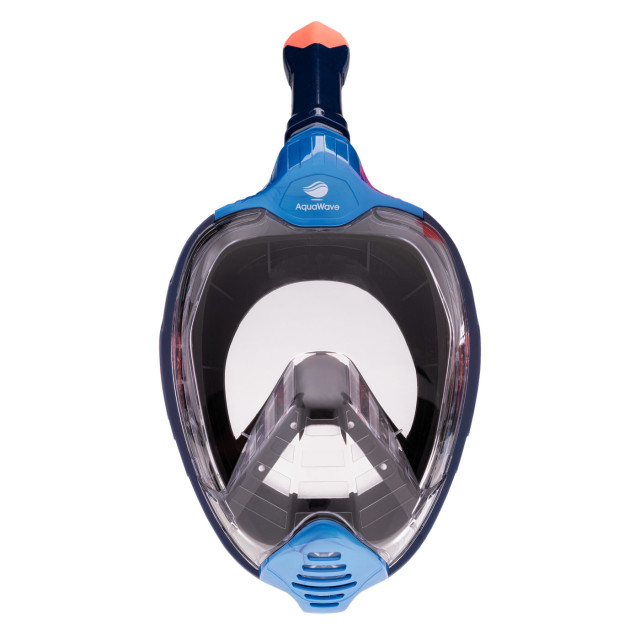 Aquawave Unisex volwassenen vizero volgelaats snorkel UTIG1943_bluenavyorange large