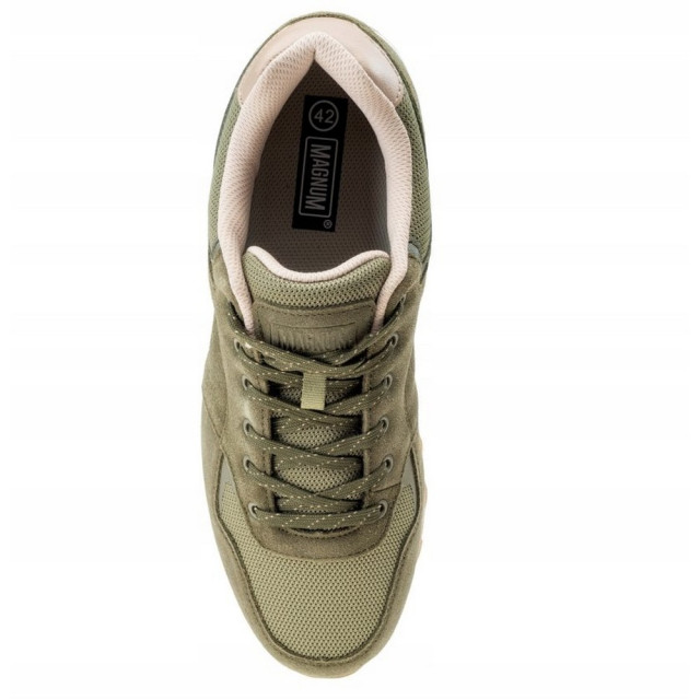 Magnum Heren radan suède trainers UTIG1907_olivedarkbeige large